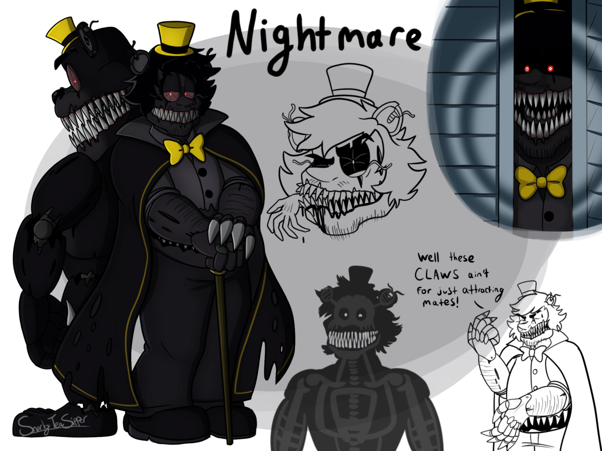 FNAF 4 - Fredbear Encounter by LadyFiszi on DeviantArt