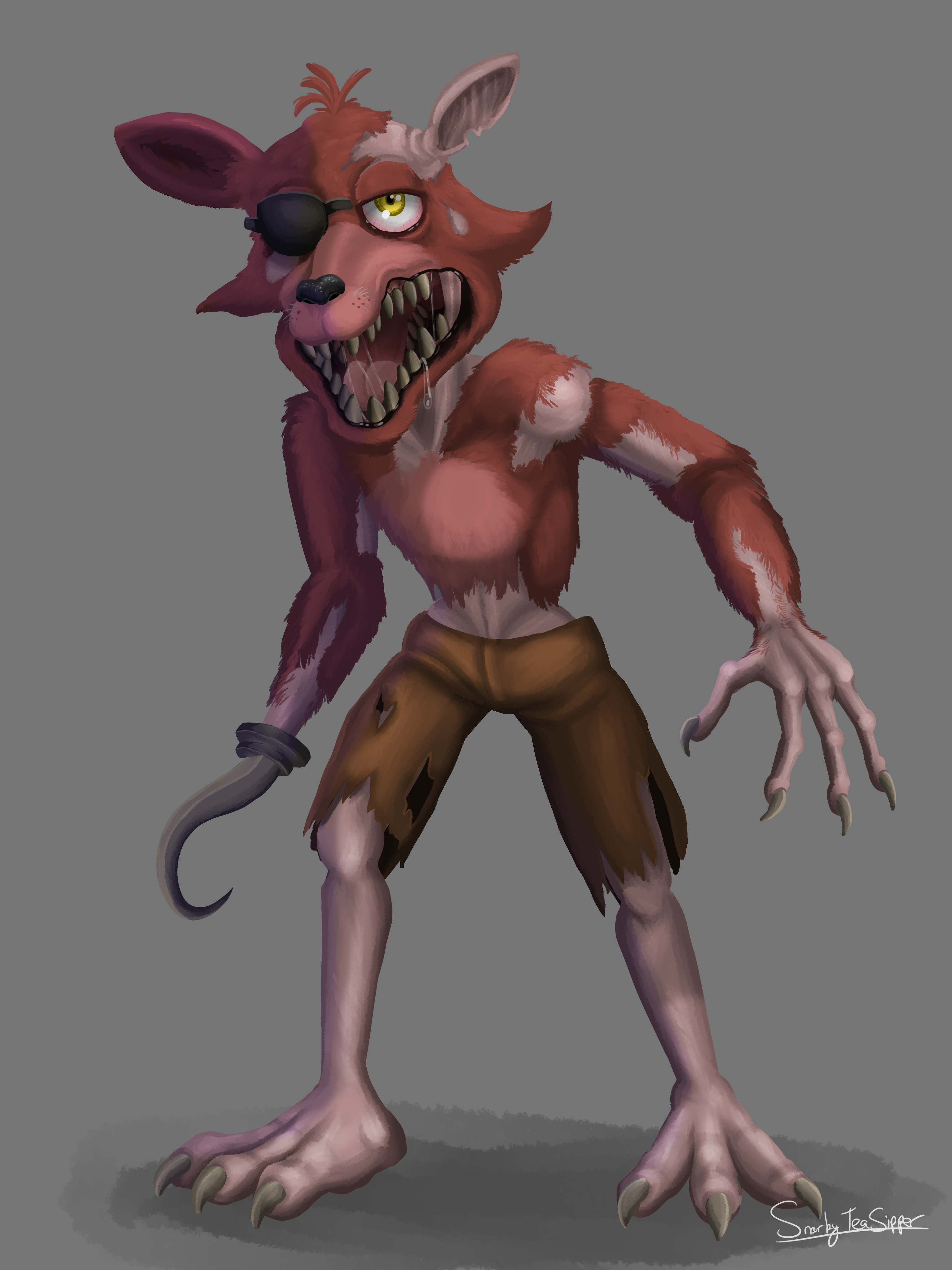 Organic Withered Foxy (FNAF Fanart) by SnarkyTeaSipper on DeviantArt