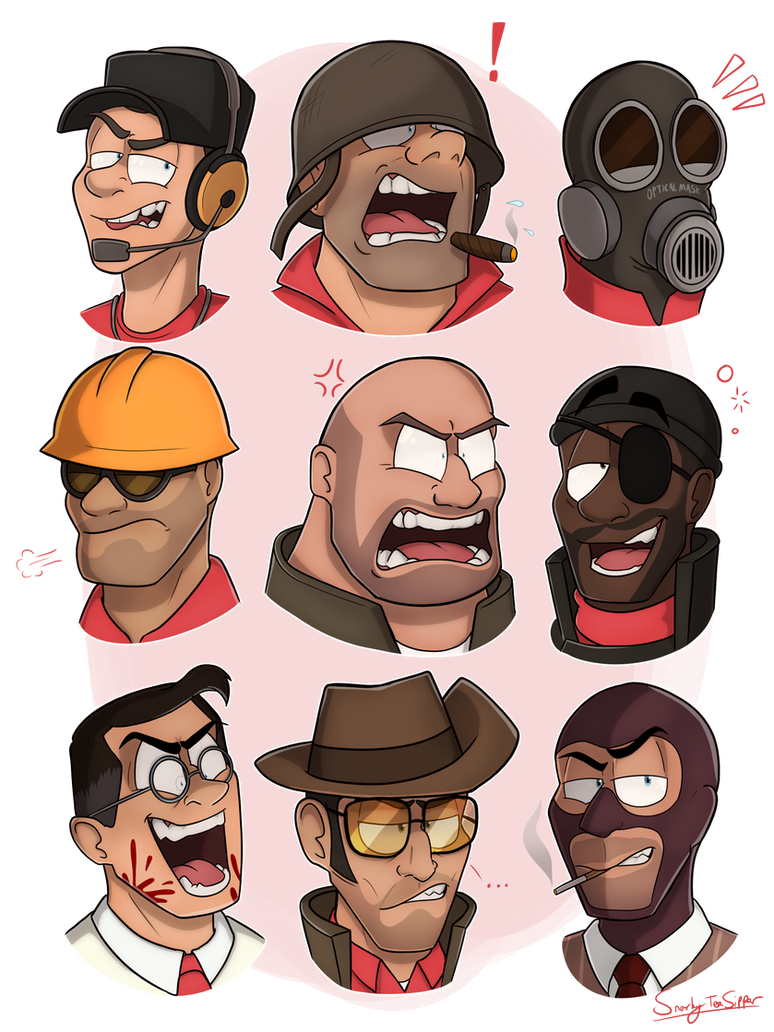 Credit To Team! (TF2 Fanart) by SnarkyTeaSipper on DeviantArt
