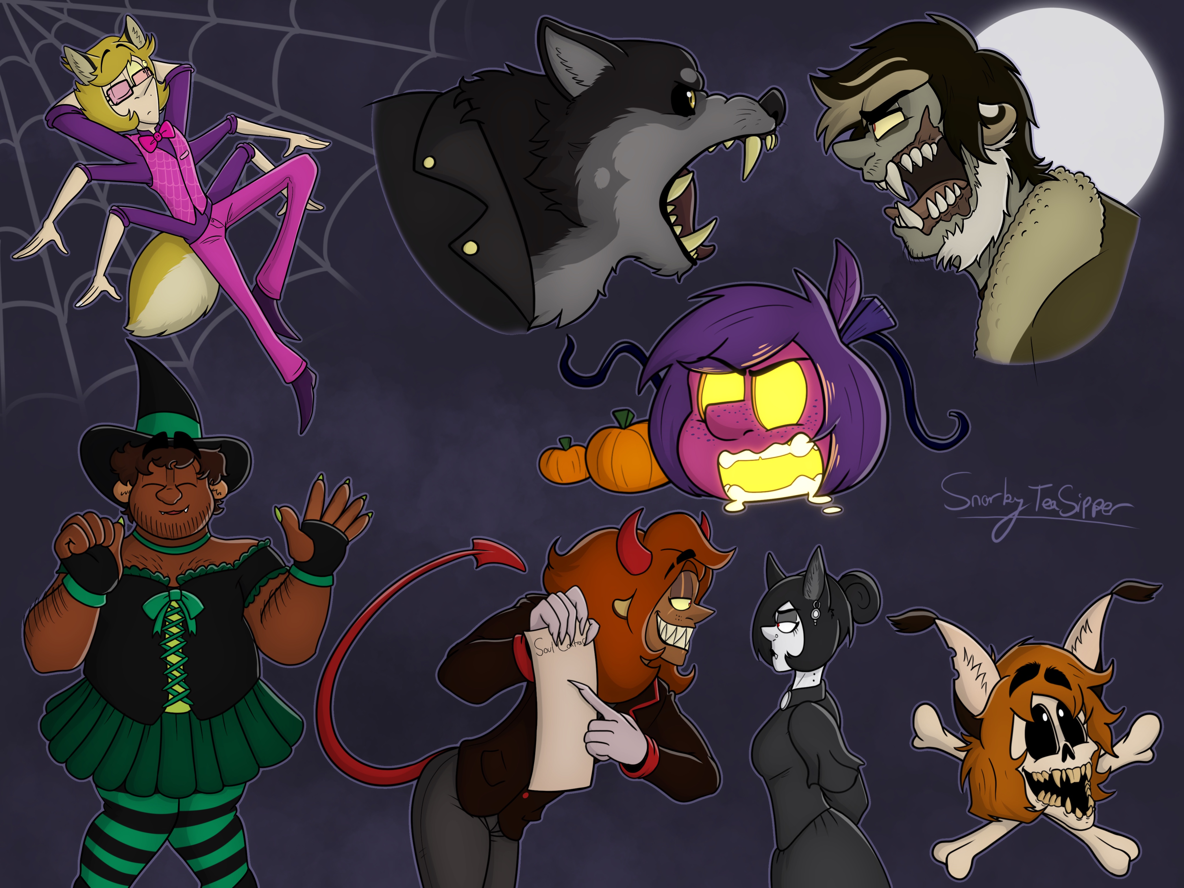 Spooky soiree Beazel end redraw by SheepHater81-2 on DeviantArt