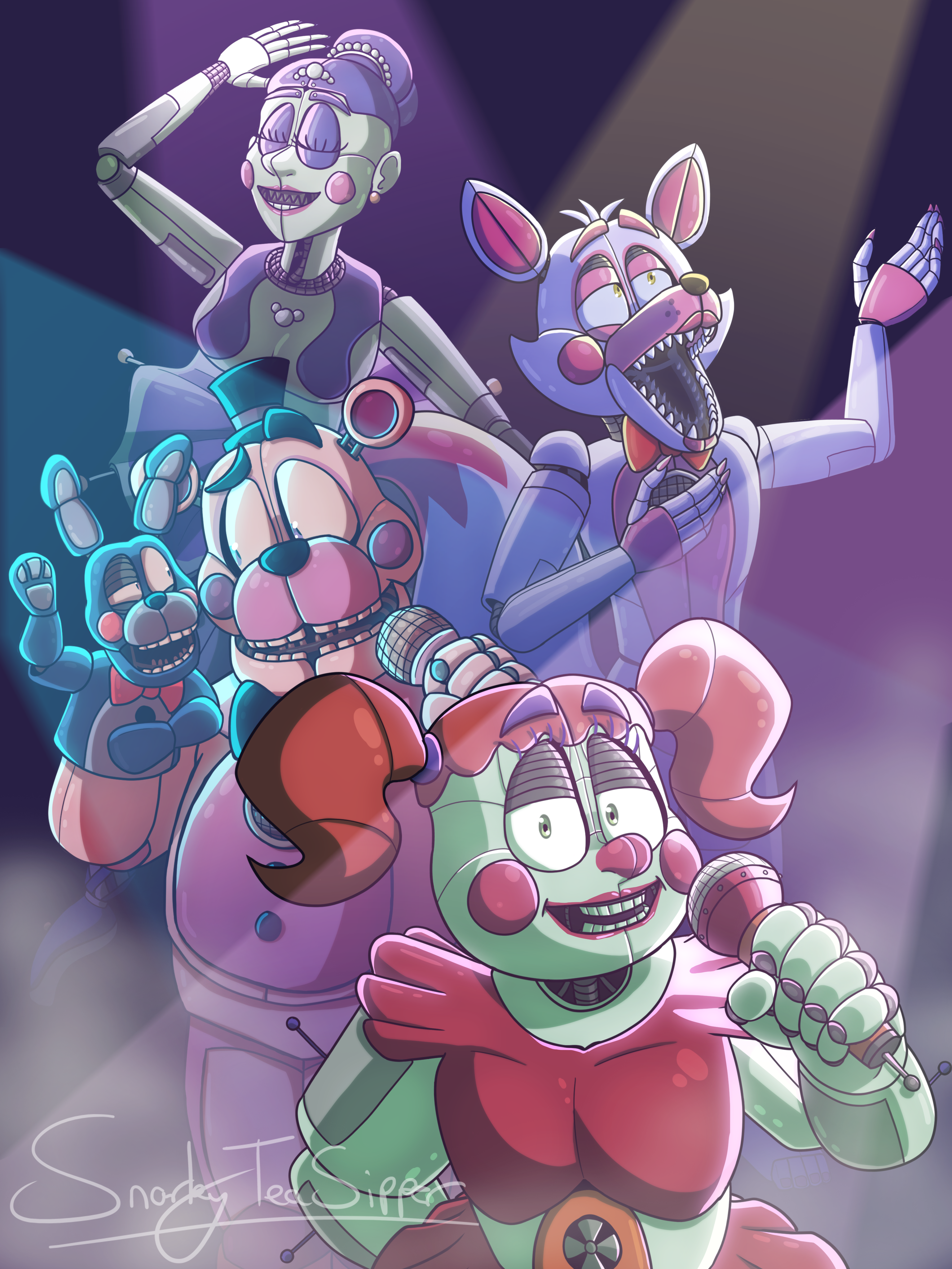 I used to draw a bunch of fanart when the game came out, the new fnaf