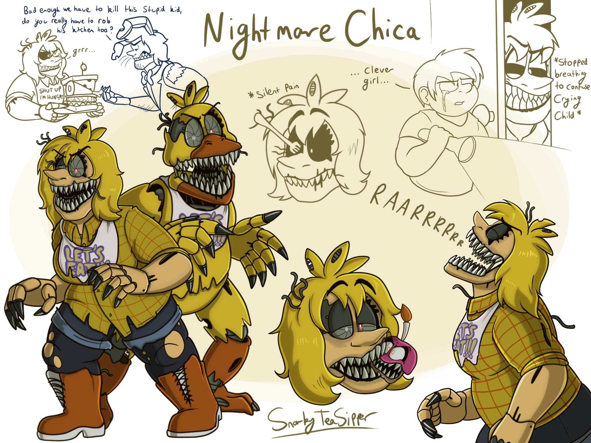 Withered Chica by PazzArts on DeviantArt