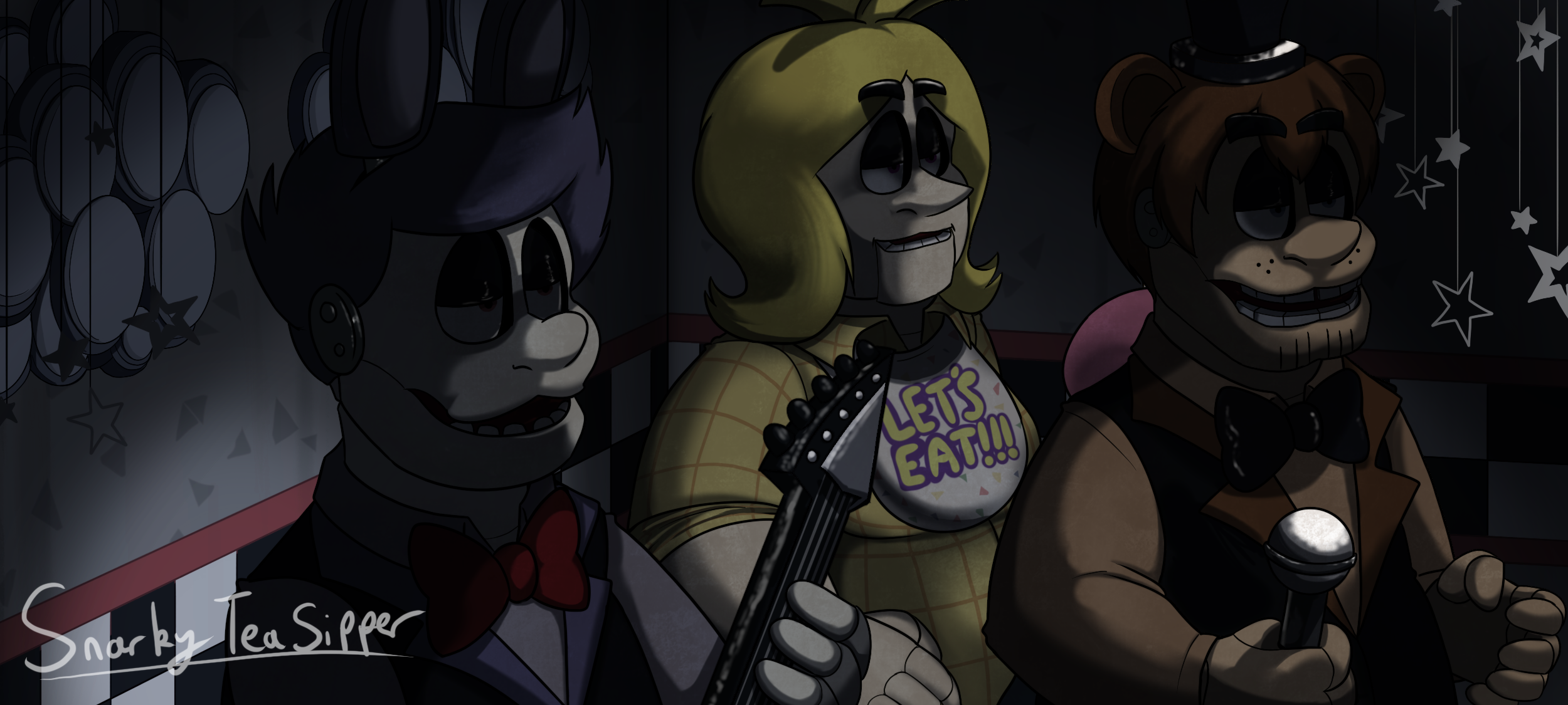 FNAF 1 Show Stage (CAM 1A) by Nazo472 on DeviantArt