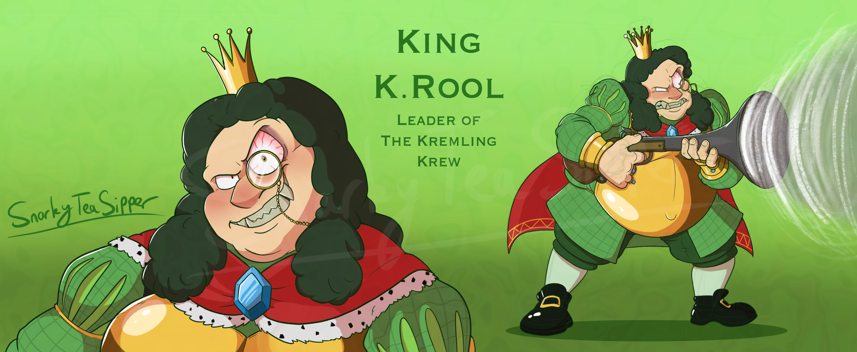King R Rool Human Tyrannical Terrors: King K. Rool (Nintendo) by SnarkyTeaSipper on ...