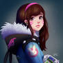 D.Va Winter Gaming