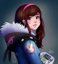 D.Va Winter Gaming