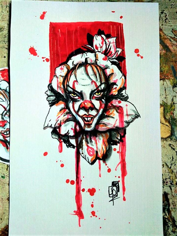 Pennywise the clown flower . by Aurpa1994 on DeviantArt