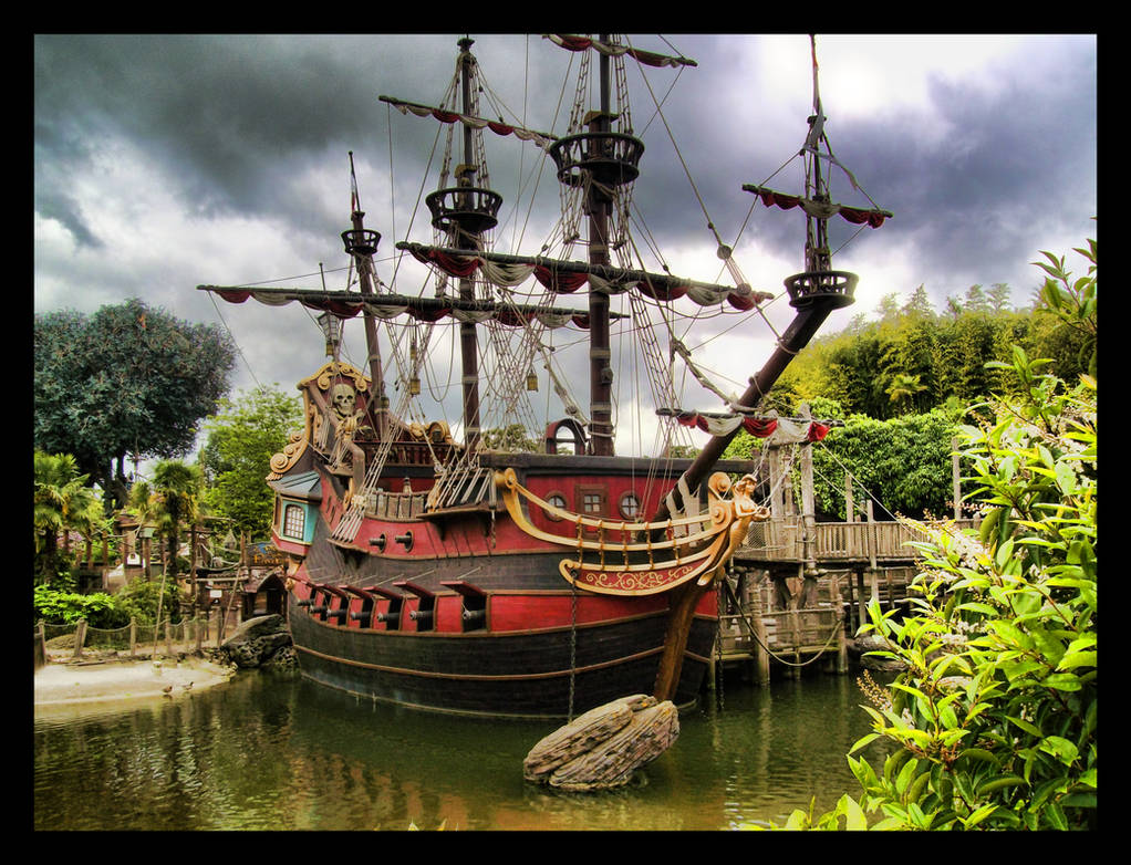 Captain Hook's Pirate Ship by ArtClem on DeviantArt