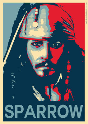 Captain Jack Sparrow - Hope Poster