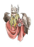 Odin and his Ravens