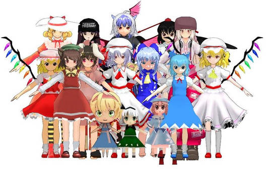 My All Touhou Models Part 2