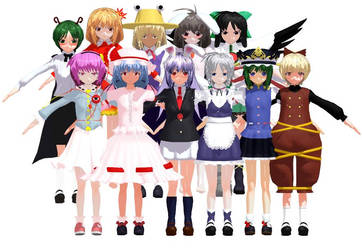 All my Touhou Models Part 7