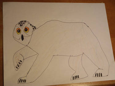 Snowy Polar Owlbear