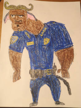 Total Drama Zootopia - Chef Hatchet as Chief Bogo