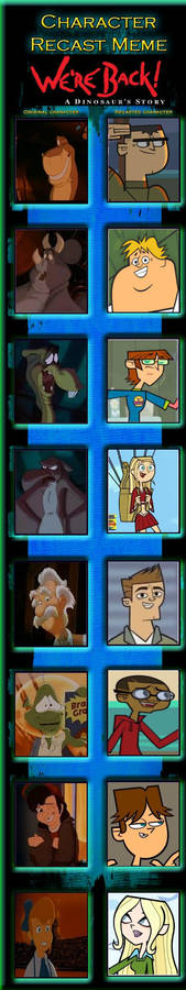 We're Back Total Drama Recast