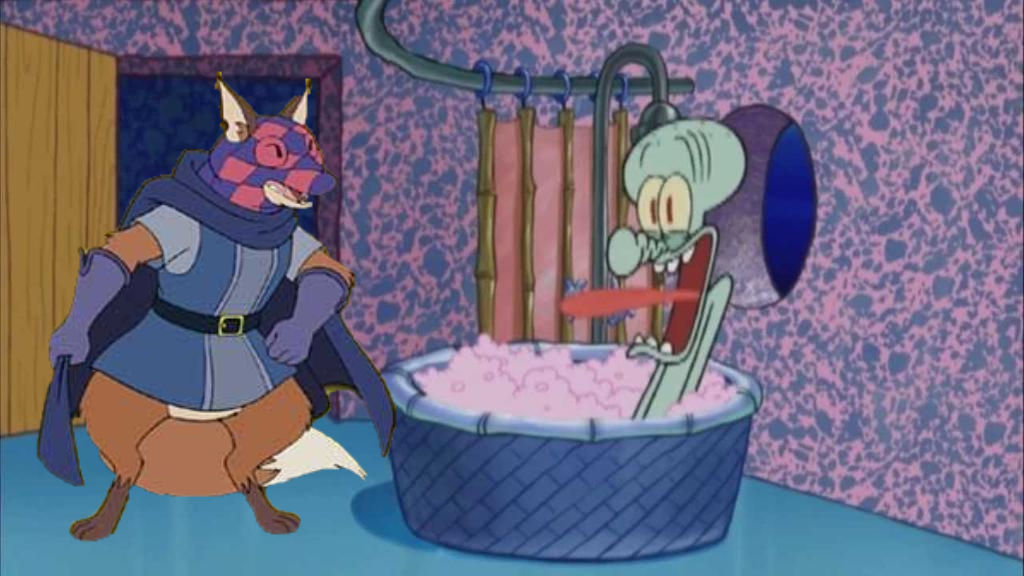 Slagar the Cruel drops by at Squidward's house by Sabreleopard on ...