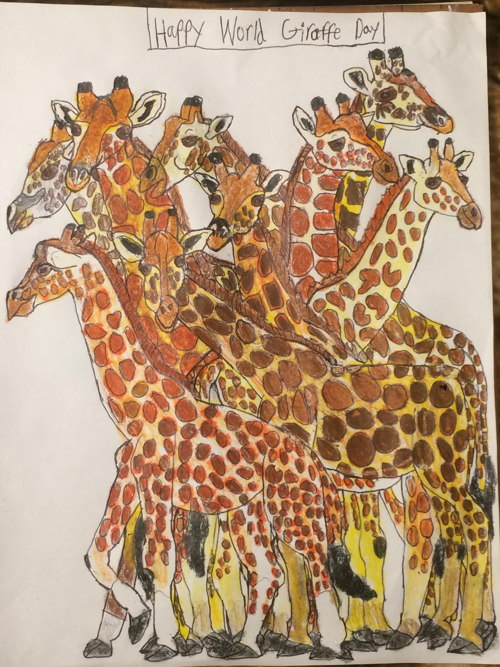 World Giraffe Day By Sabreleopard On Deviantart