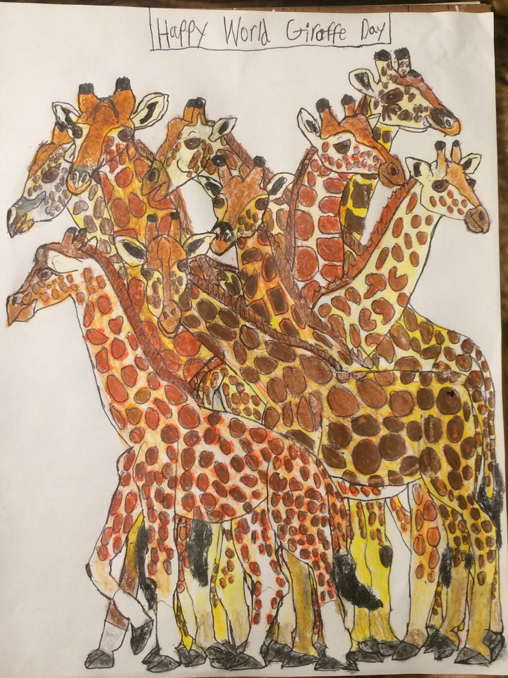 World Giraffe Day By Sabreleopard On Deviantart World Giraffe Day By Sabreleopard On Deviantart