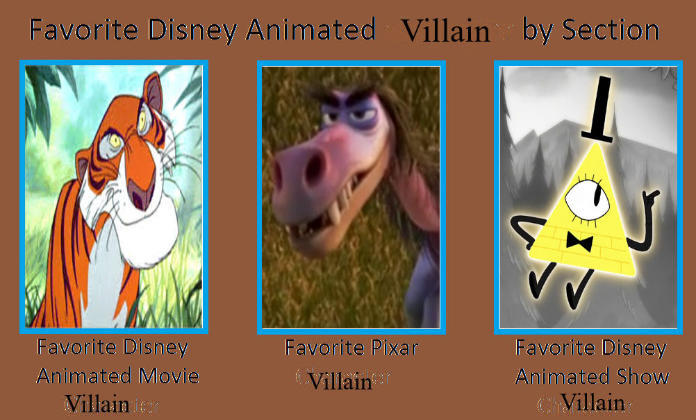 My Favorite Disney Animated Villains By Section By Sabreleopard On My Favorite Disney Animated Villains By Section By Sabreleopard On