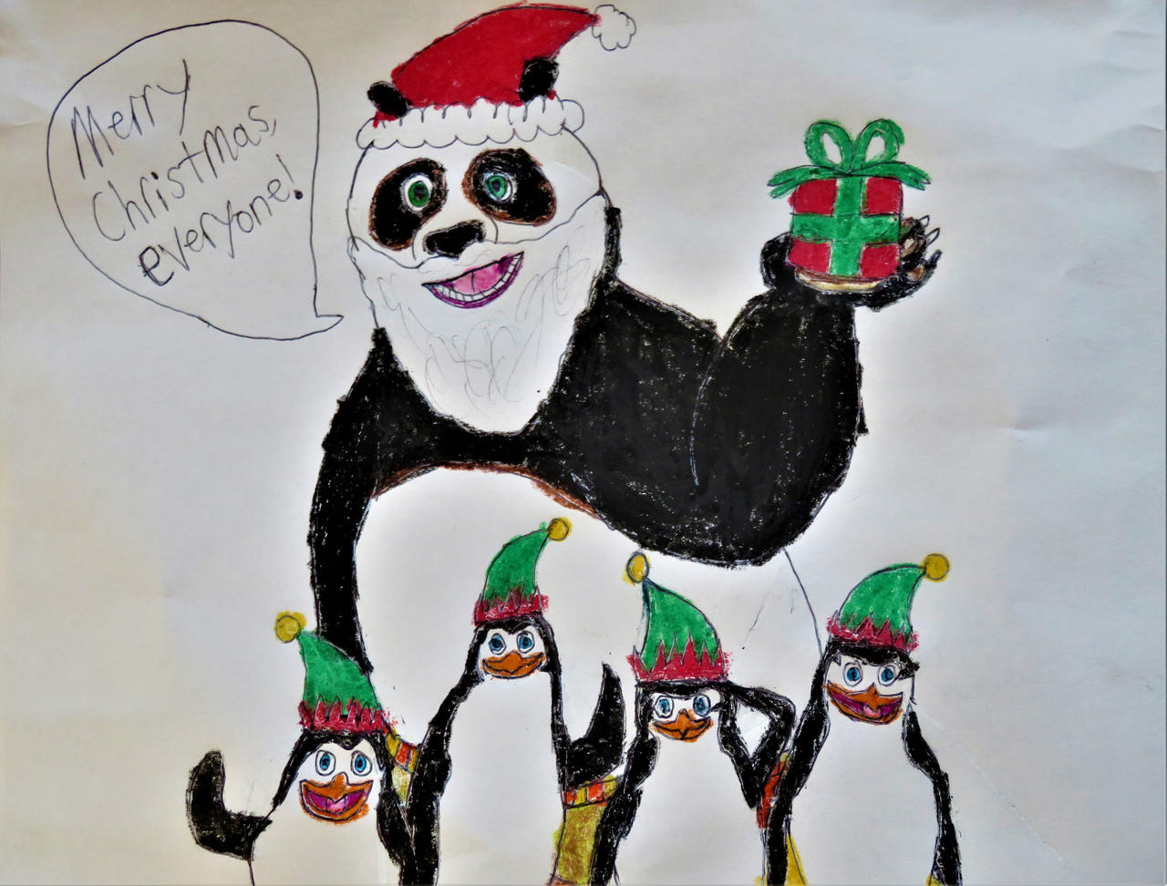 CG: Santa Po and the Elves of Madagascar by Sabreleopard on DeviantArt