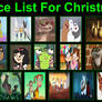 Cluny's Nice List for Christmas 2021