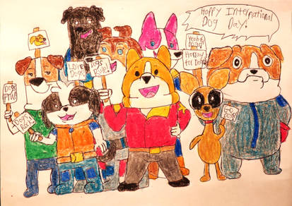 The Pluto Crew Celebrating Their Day