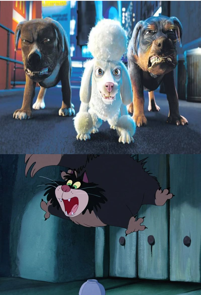 Lucifer's scared of Monty, Jacques, and Raber by Sabreleopard on DeviantArt