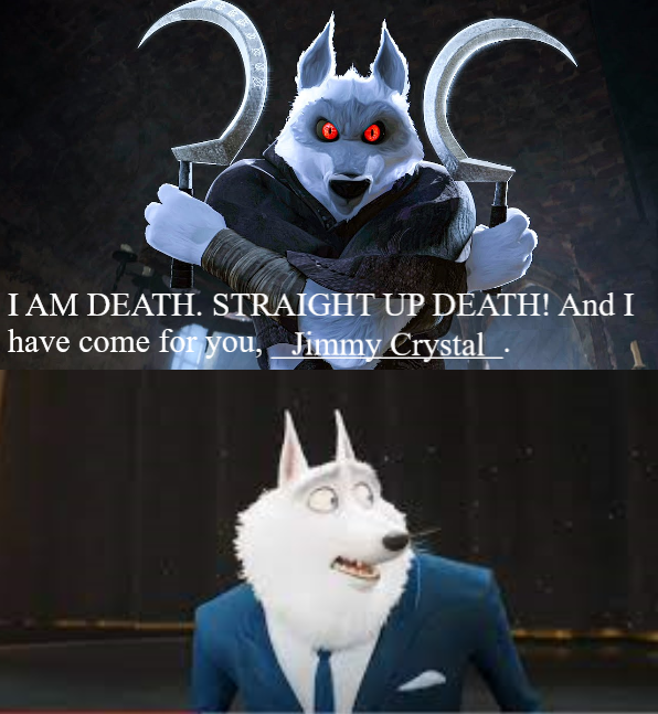 Death has come for Jimmy Crystal by Sabreleopard on DeviantArt