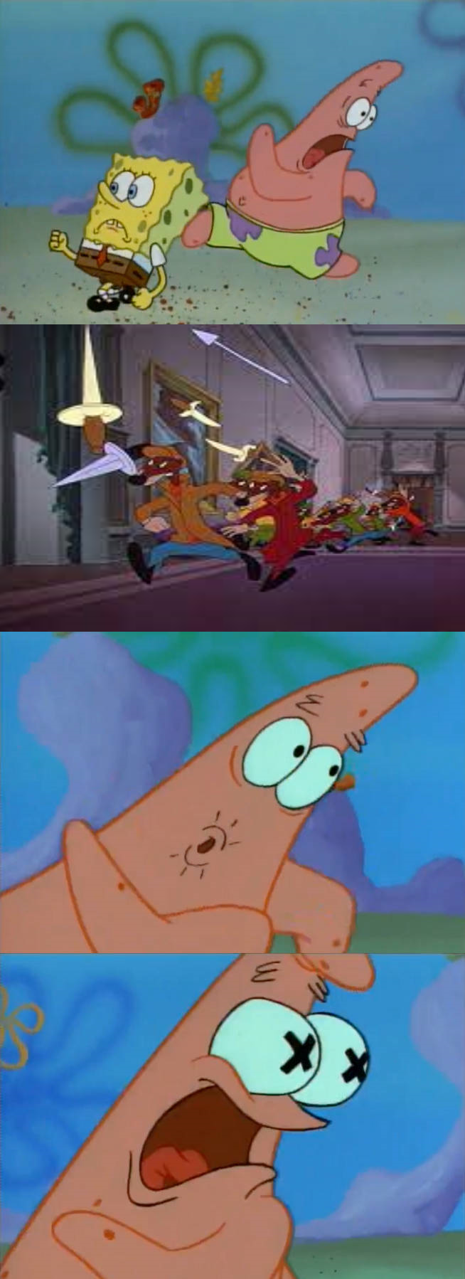 Weasels Chasing Rabbit The Weasels chase after Spongebob and Patrick by Sabreleopard on DeviantArt