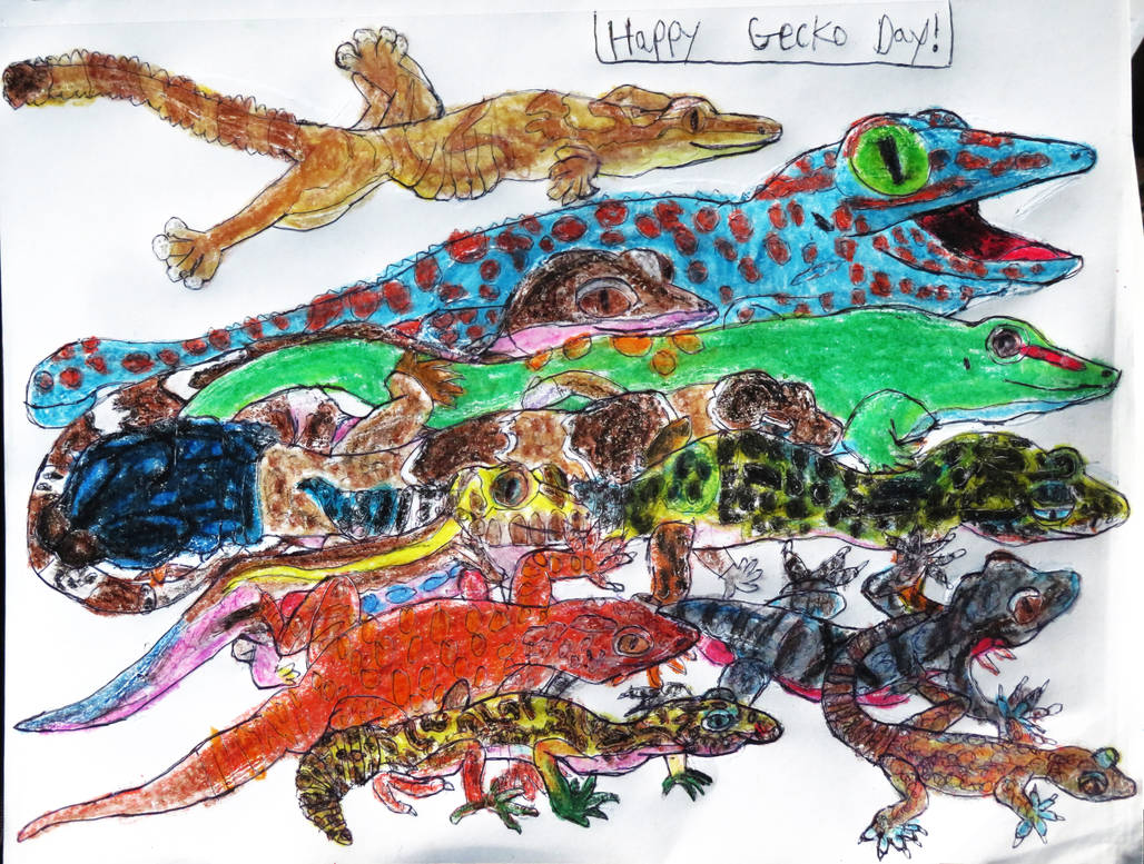 Gecko Deviantart Gecko Day by Sabreleopard on DeviantArt