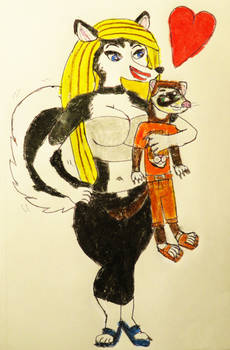 Khristina and Cluny in the Fur