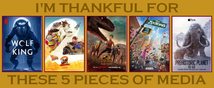 My 5 Pieces of Media I am Thankful For This Year