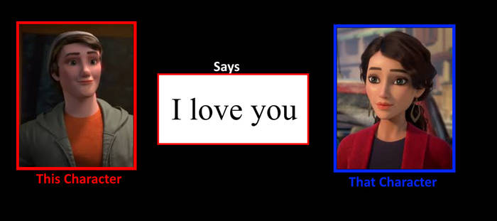 Ben and Gia say I love you to one another