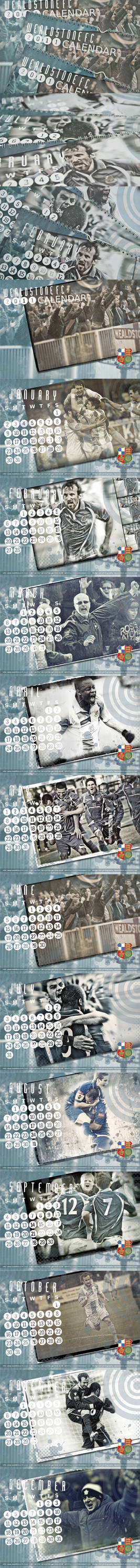 Wealdstone FC 2011 Calendar