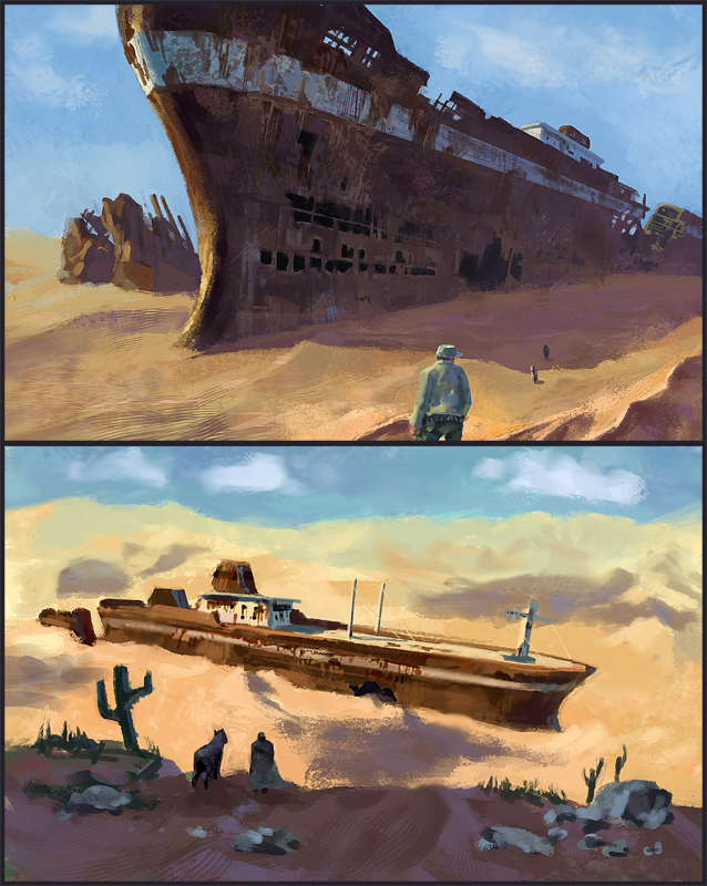 ship speedpaints