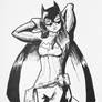 Inktober Day 7 - Bat Girl