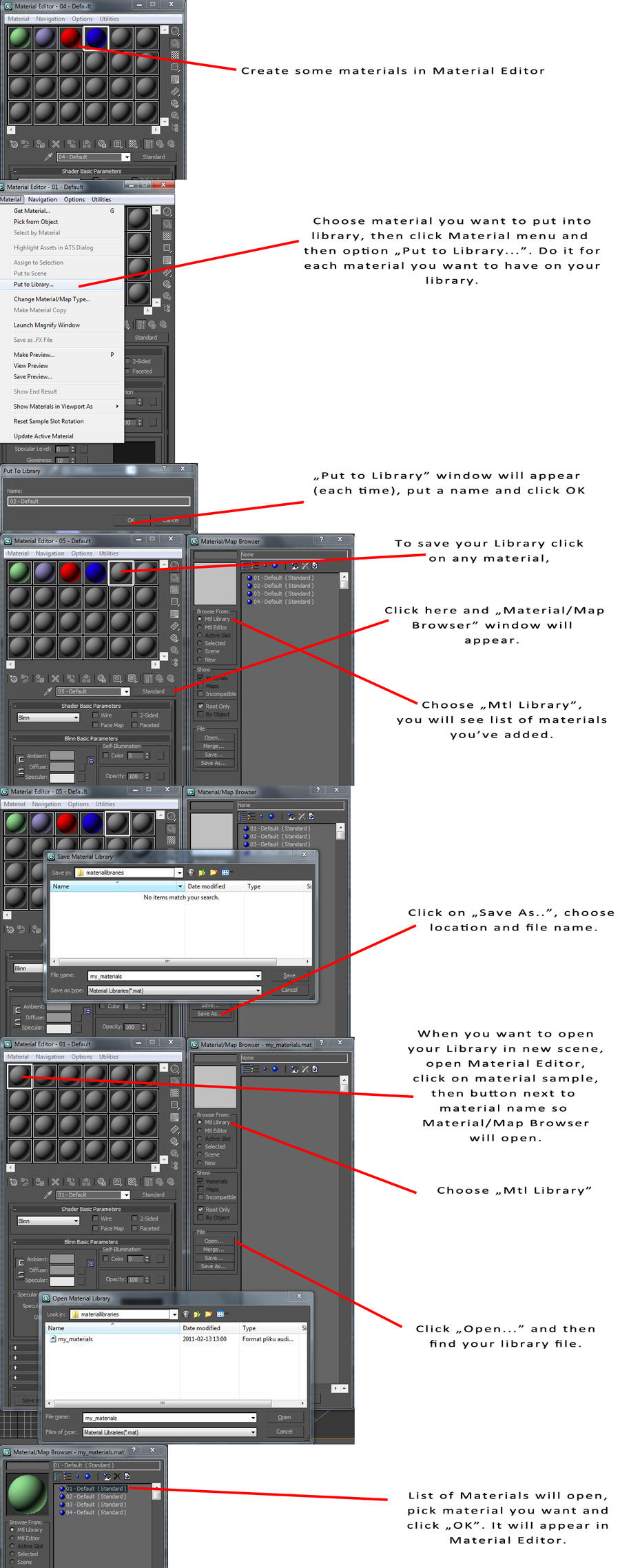 Material Library Tutorial