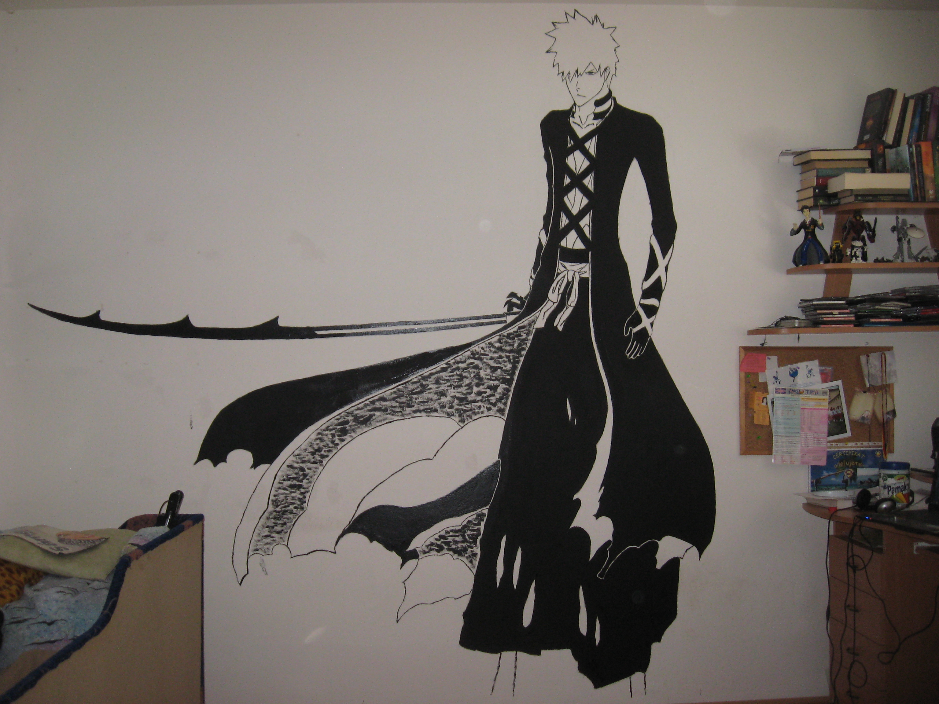 Ichigo's new bankai (wall painting)