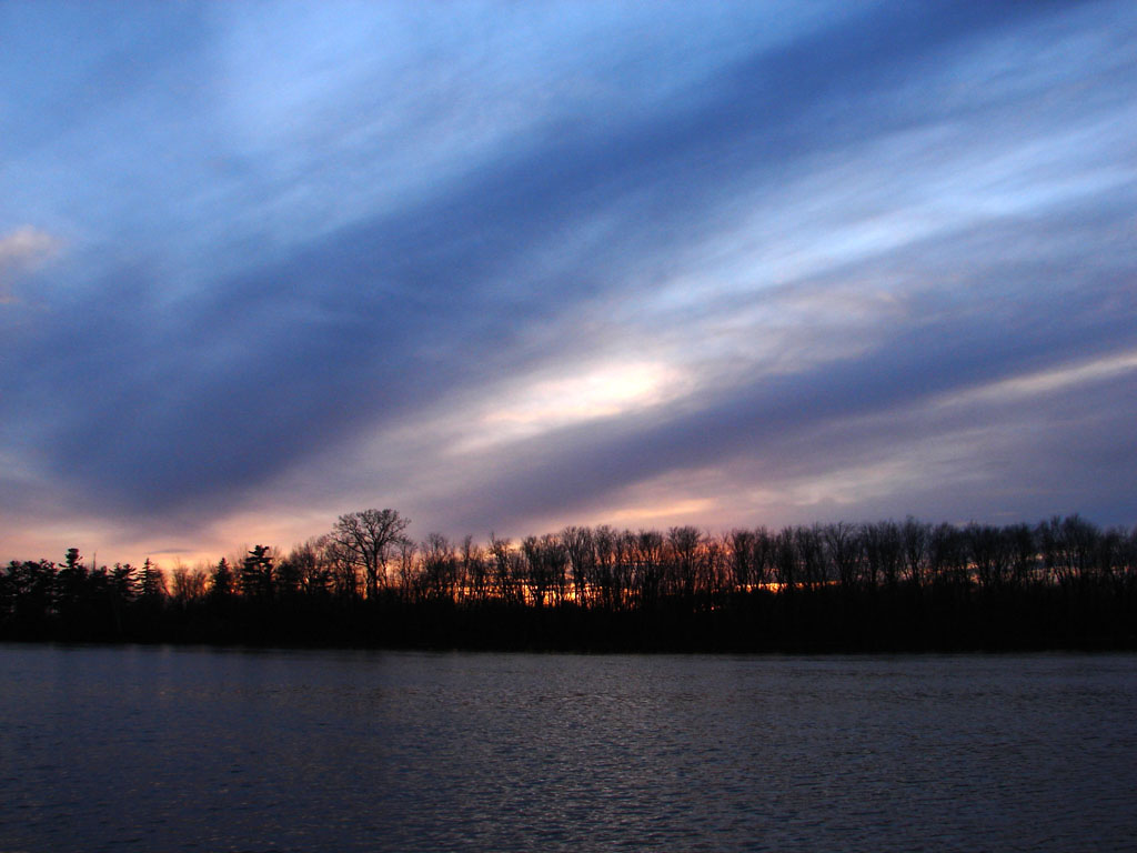 Marvelous evening sky from QC