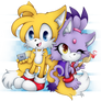 Blaze and Tails (Sonic X) by Tanusha-Blaze10 on DeviantArt