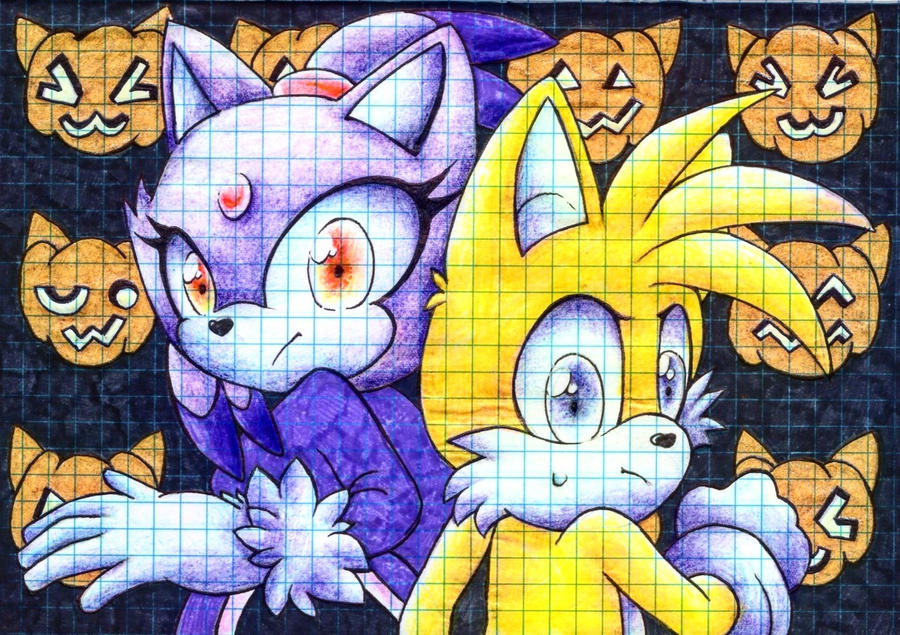 Tailaze | Tails Prower / Blaze The Cat | Halloween by Kairum-10 on ...