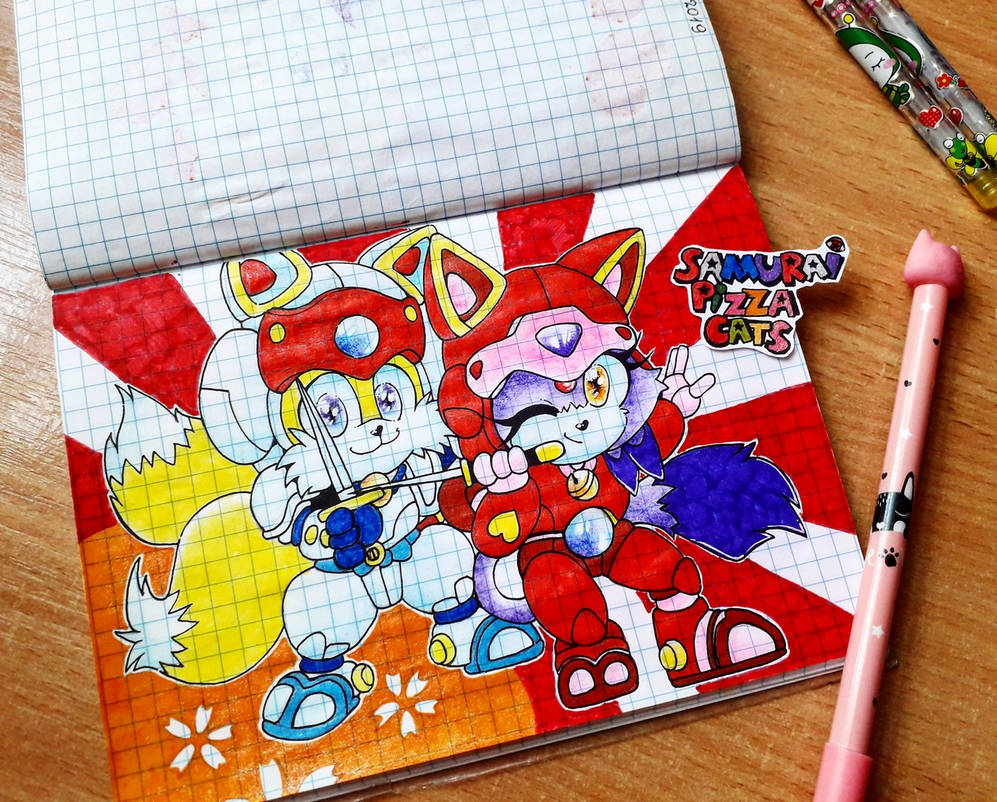 Tailaze - Samurai Pizza Cats by Kairum-10 on DeviantArt