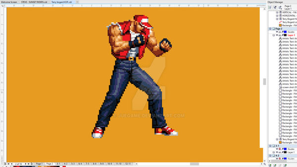 The King Of Fighters '98 - Illustration Sleeve NT - Terry Bogard