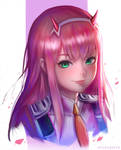 Zero Two by onialgarra