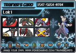 Pokemon X Trainer Card