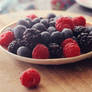 Plate of berries