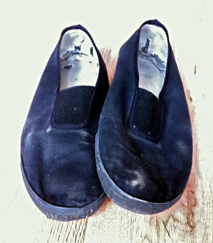 Trashed plimsolls by my-login on DeviantArt