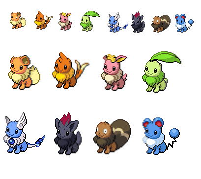 Pokemon sprite sheet 2 CLOSED