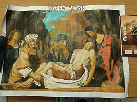 The XIV station from the Stations of the Cross