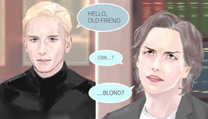 blond Erik would be so confusing